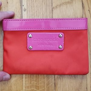 Kate Spade Pink and Orange Wallet GUC